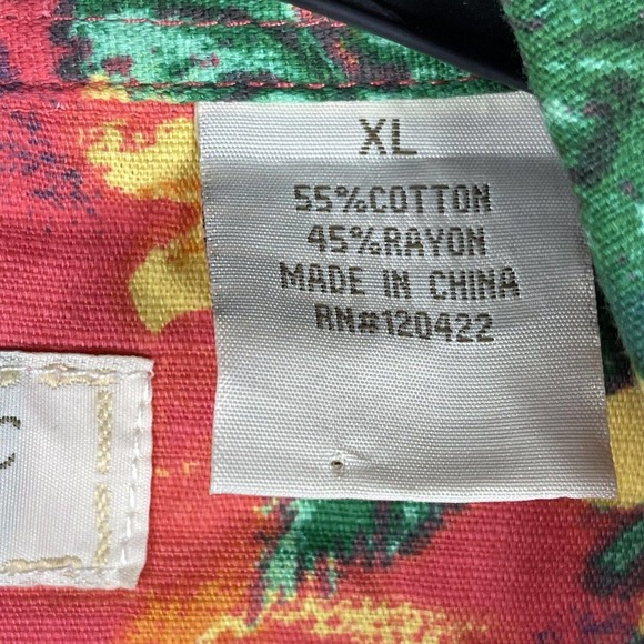 Island Republic Hawaiian Shirt Mens XL Short Sleeve Pockets Relaxed Fit NWT - Picture 4 of 10